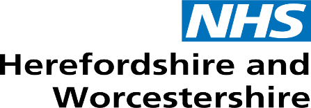 NHS Herefordshire and Worcestershire logo