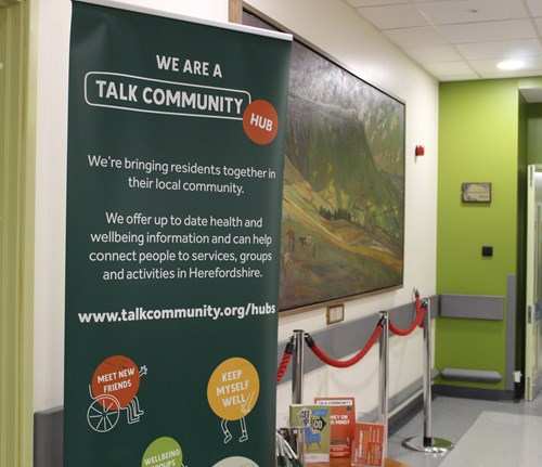 Hereford county hospital information hub banner