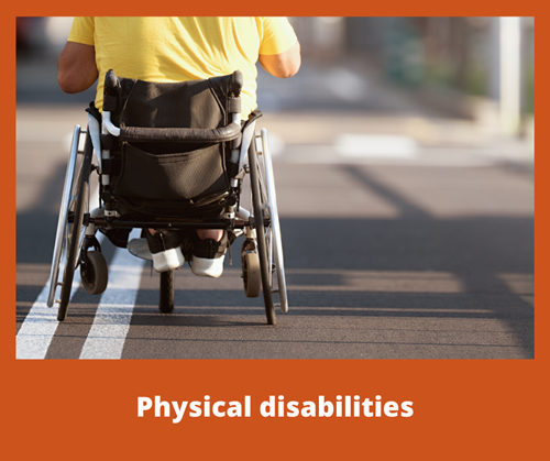 A man in a wheelchair