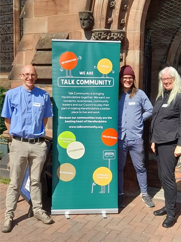 Volunteers at St Peter's Talk Community Hub in Hereford