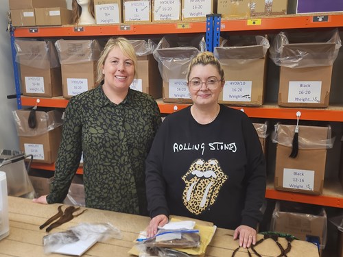 Avara Food Hereford colleagues Kelly Ingram (L) and Mel Bucher-Bryan (R) enjoy volunteering at The Little Princess Trust