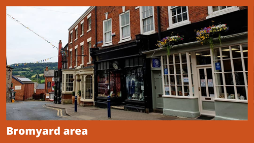 A photo of Bromyard town centre